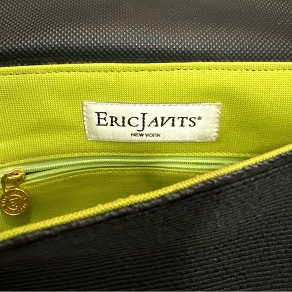 Eric Javits Black Squishee Shoulder Bag - Picture 7 of 7